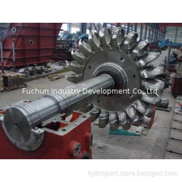 0.55 - 2.3m Pelton Runner And Shaft, High Head Pelton Hydro